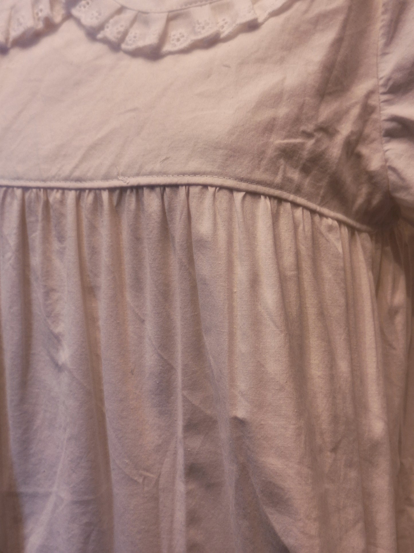 Sukienka babydoll biała