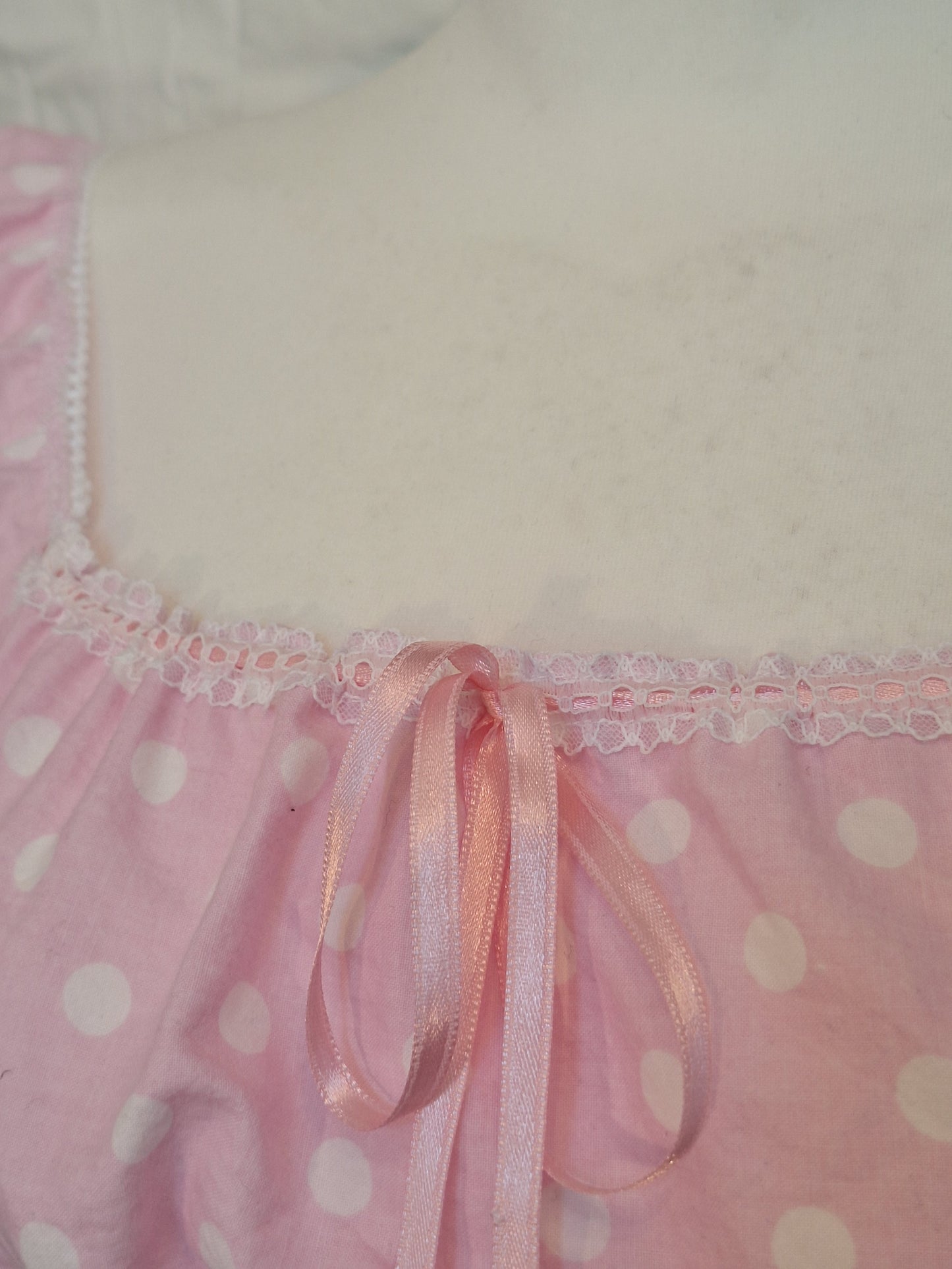 Top pink polka dots XS/S