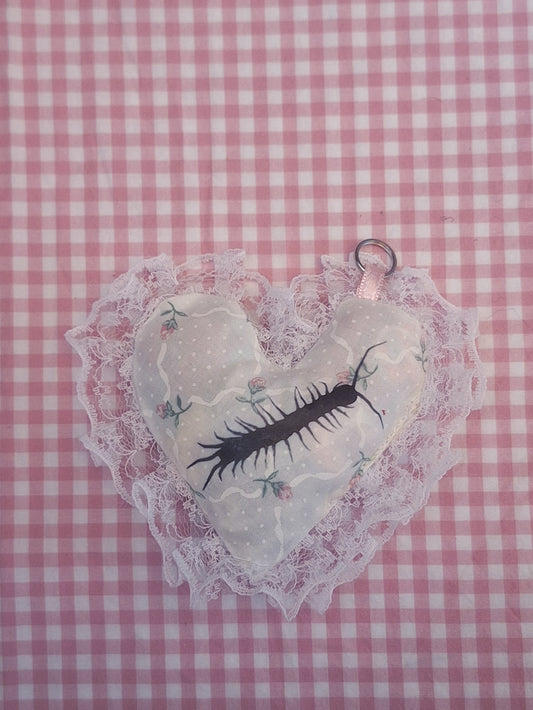 Pluszowy brelok serduszko