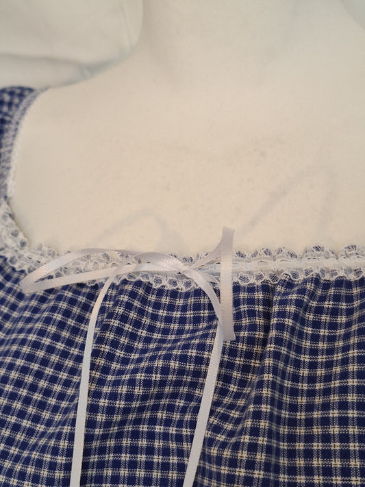 Top navy/white XS-M