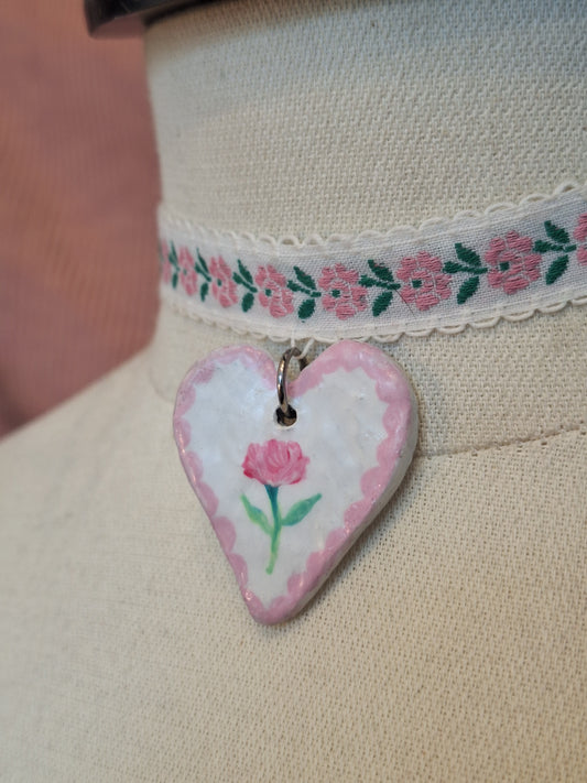 Naszyjnik choker FLOWER