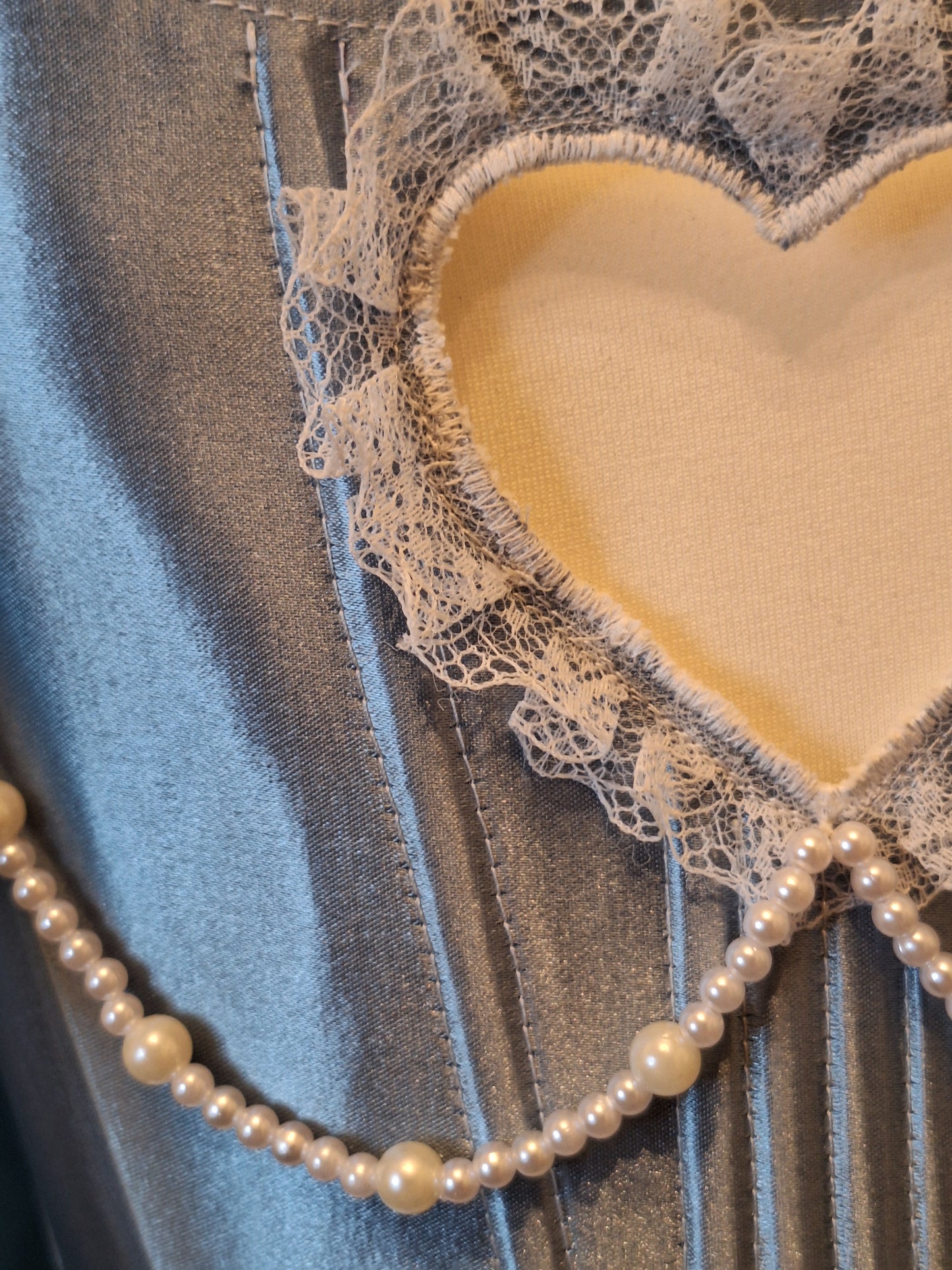 Gorset z wycięciem błękitny