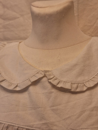 Bluzka babydoll biała