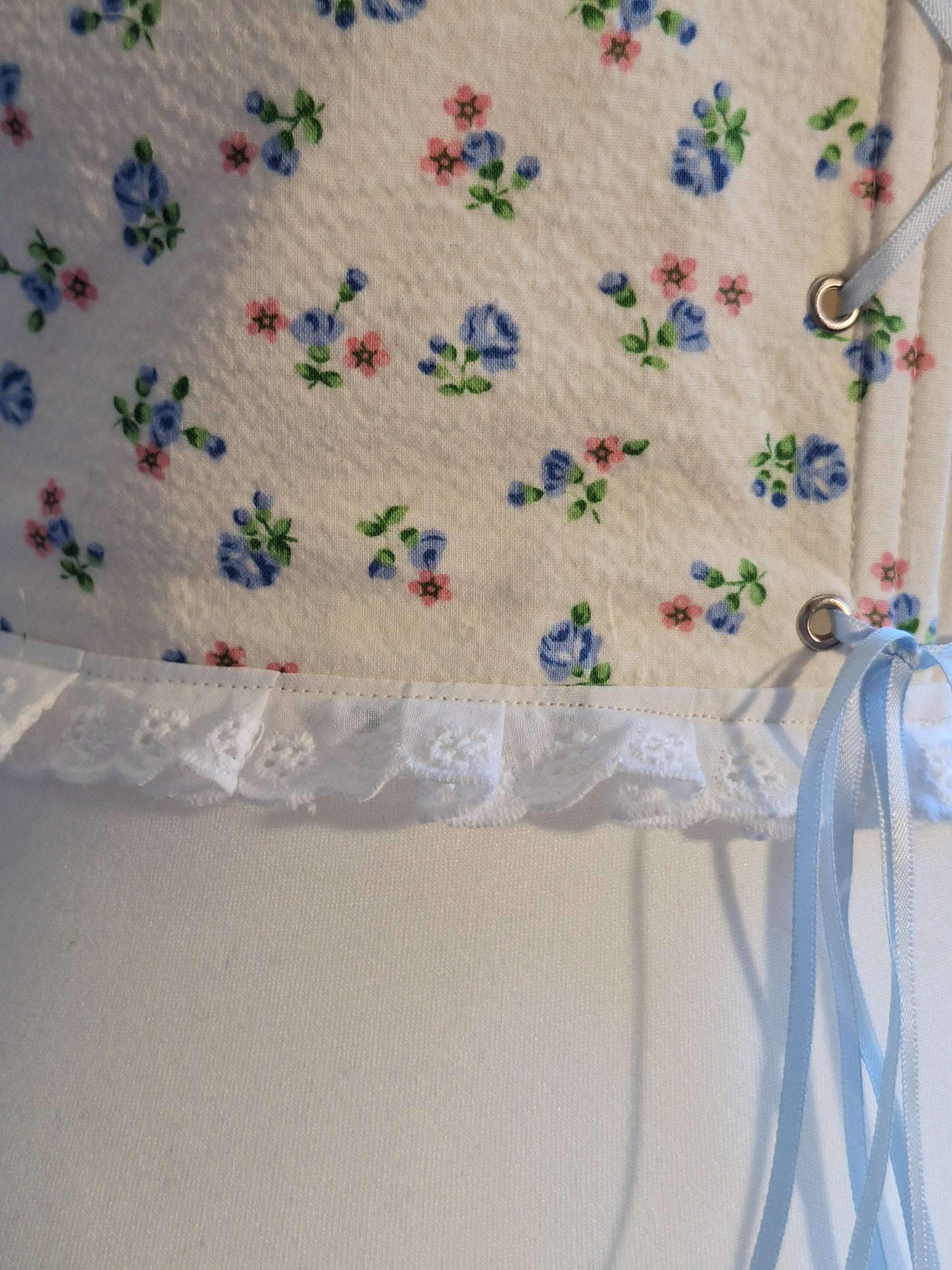 Gorset w kwiatki S/M