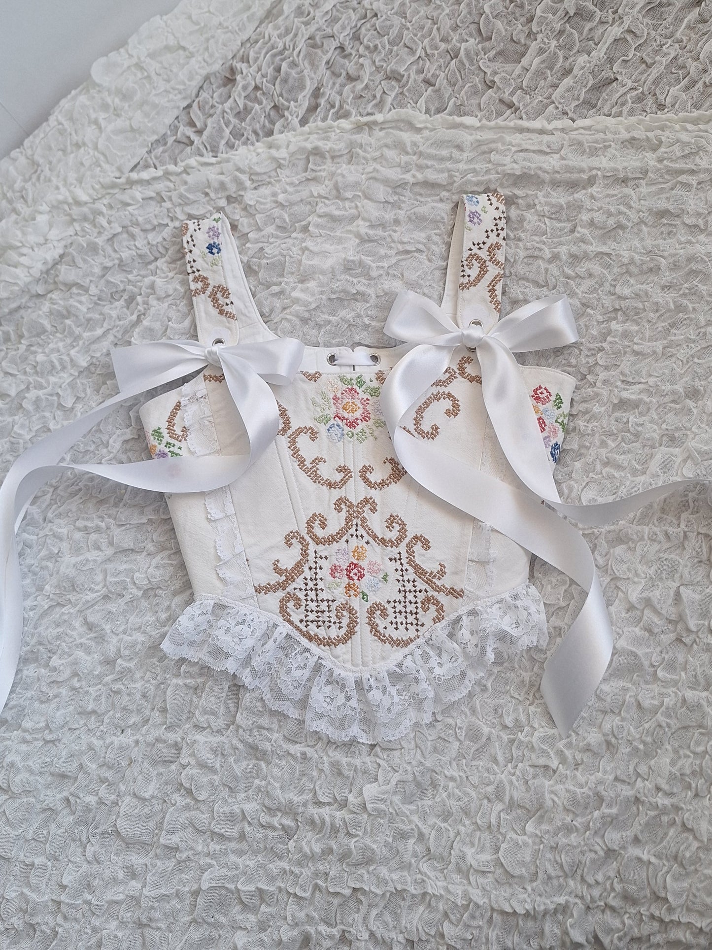Gorset haftowany S/M