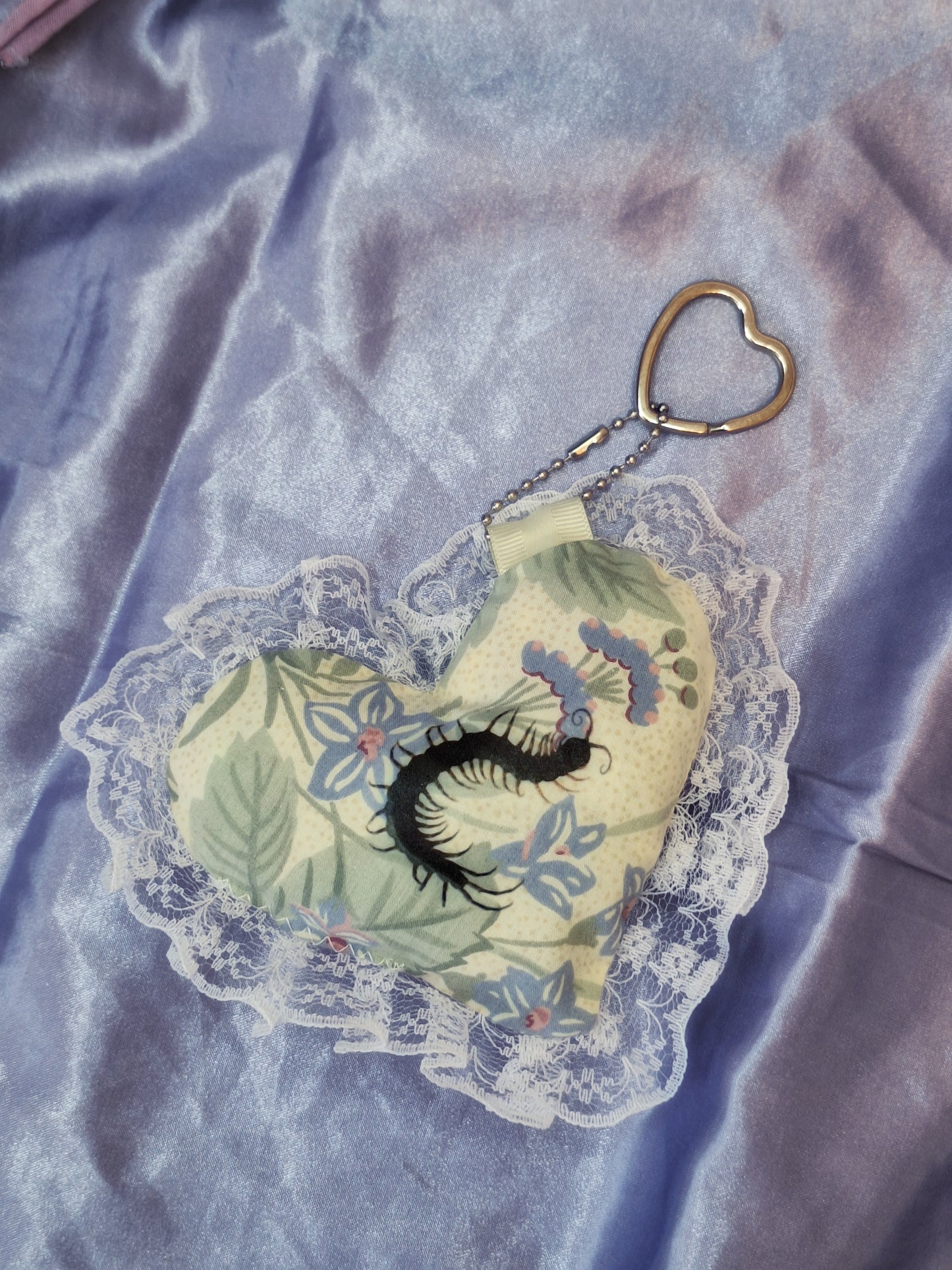 Pluszowy brelok serduszko