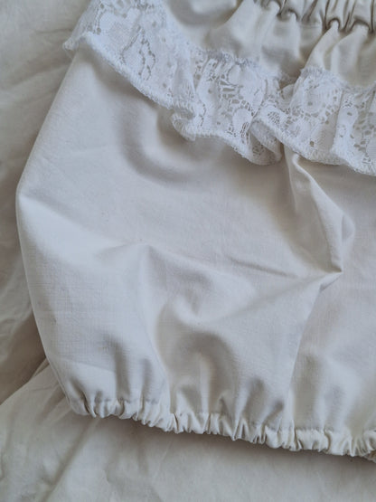 Bloomersy białe S/M