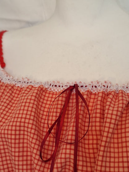 Top red/peach S/M